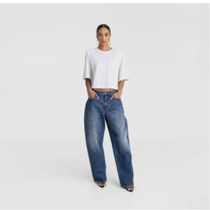 KBB Kahlana Women's Sz 6 Mid-Rise Barrell Leg 'The Kahlana Jean' Pants